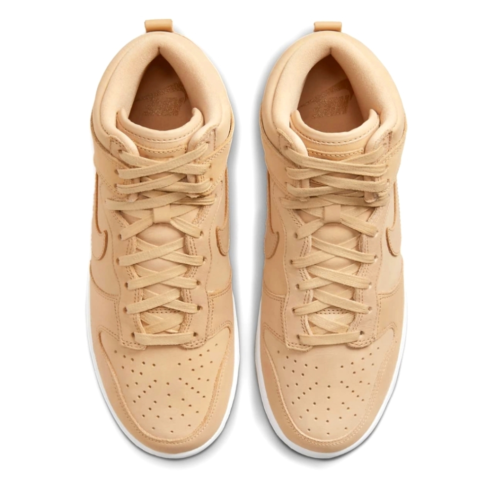 *NEW* Nike Dunk High Premium Vachetta Tan/White/Vachetta Tan DX2044-201 - Picture 5 of 10